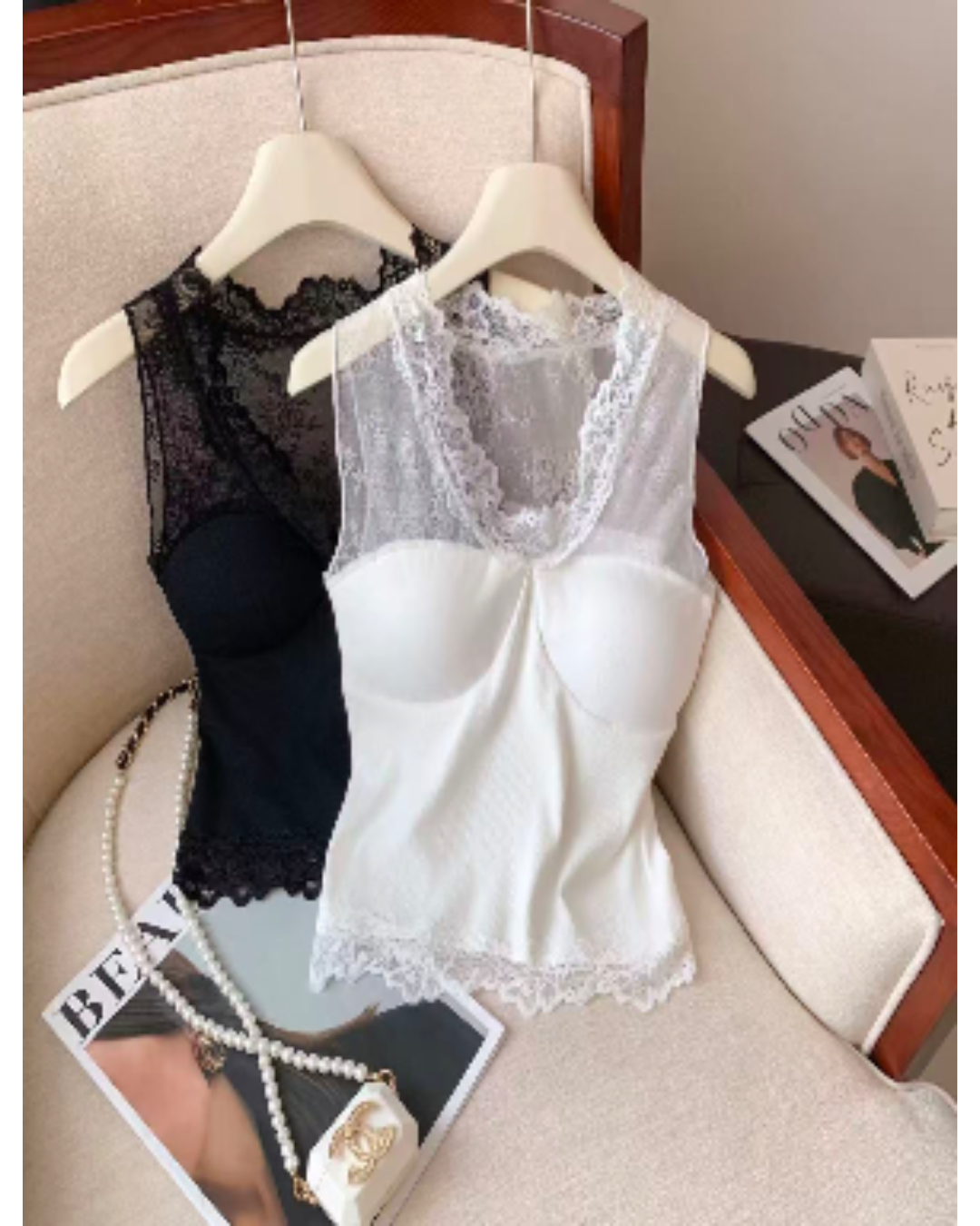 Luna Lace Padded Camisole Top