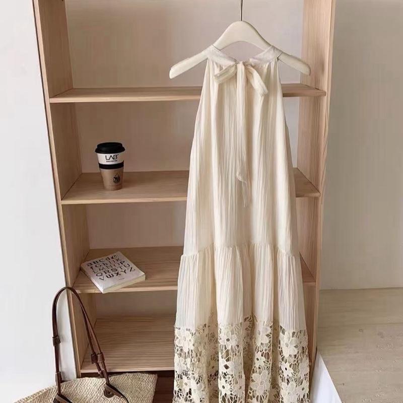 Moonlace Resort Halter Dress