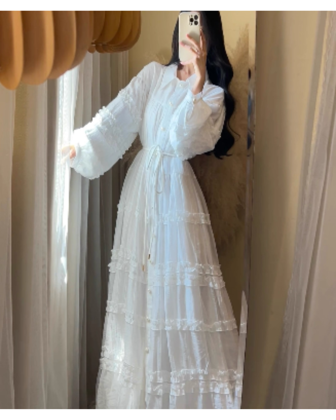 Élise Romantic Tiered Maxi Dress